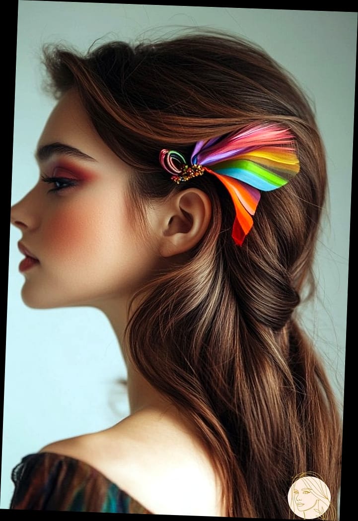 30 Hairclips Hairstyles Short Hair Ideas You Need to Try Right Now 19 Asymmetrical Clip Placement