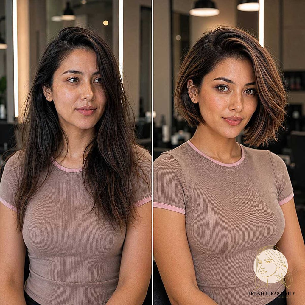 17 Stunning Cute Prom Hairstyles For Short Hair Worth Bookmarking Today 5 The Big Chop to a Caramel-Kissed Bob