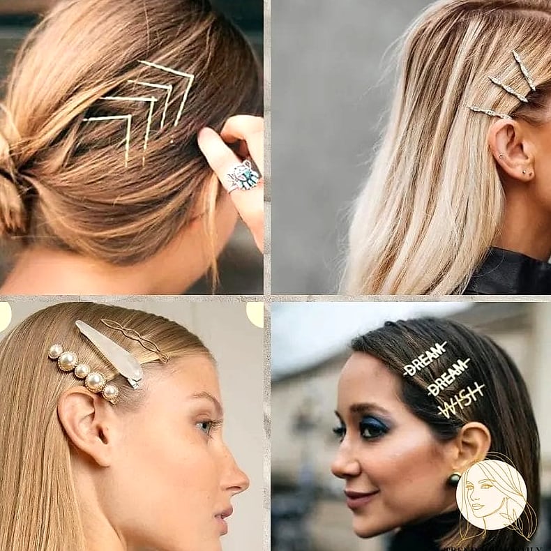 23 Bobby Pin Hairstyles For Short Hair for When You Need a Fresh Change 8 Bobby Pin Bangs Frame