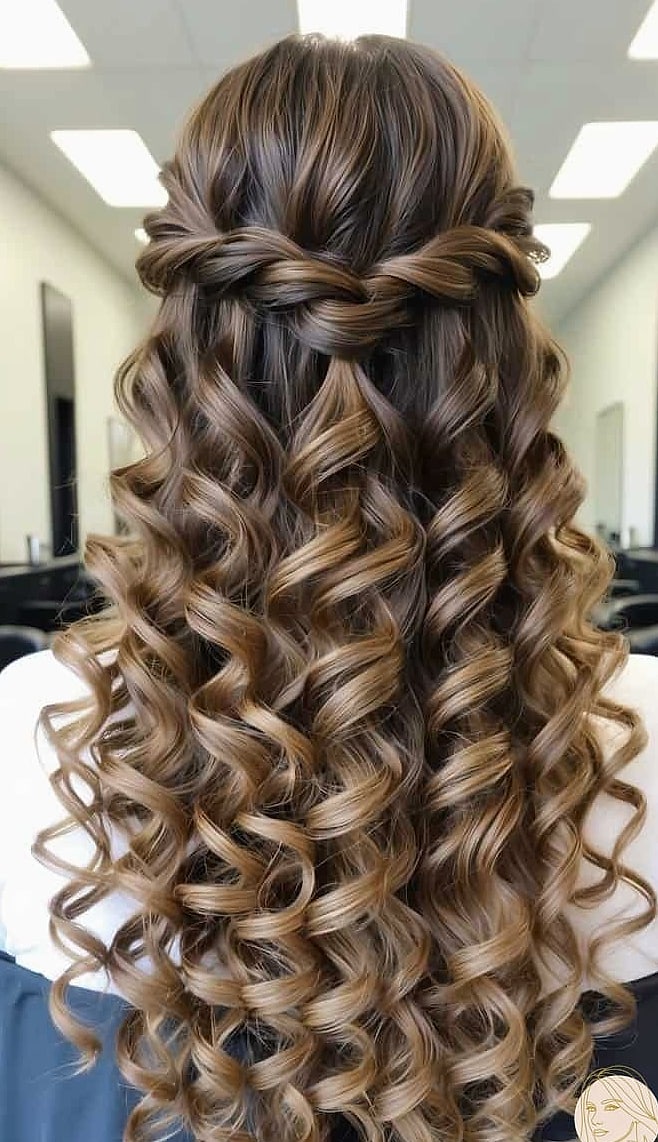 Bouncy Curls on a Classic Bob