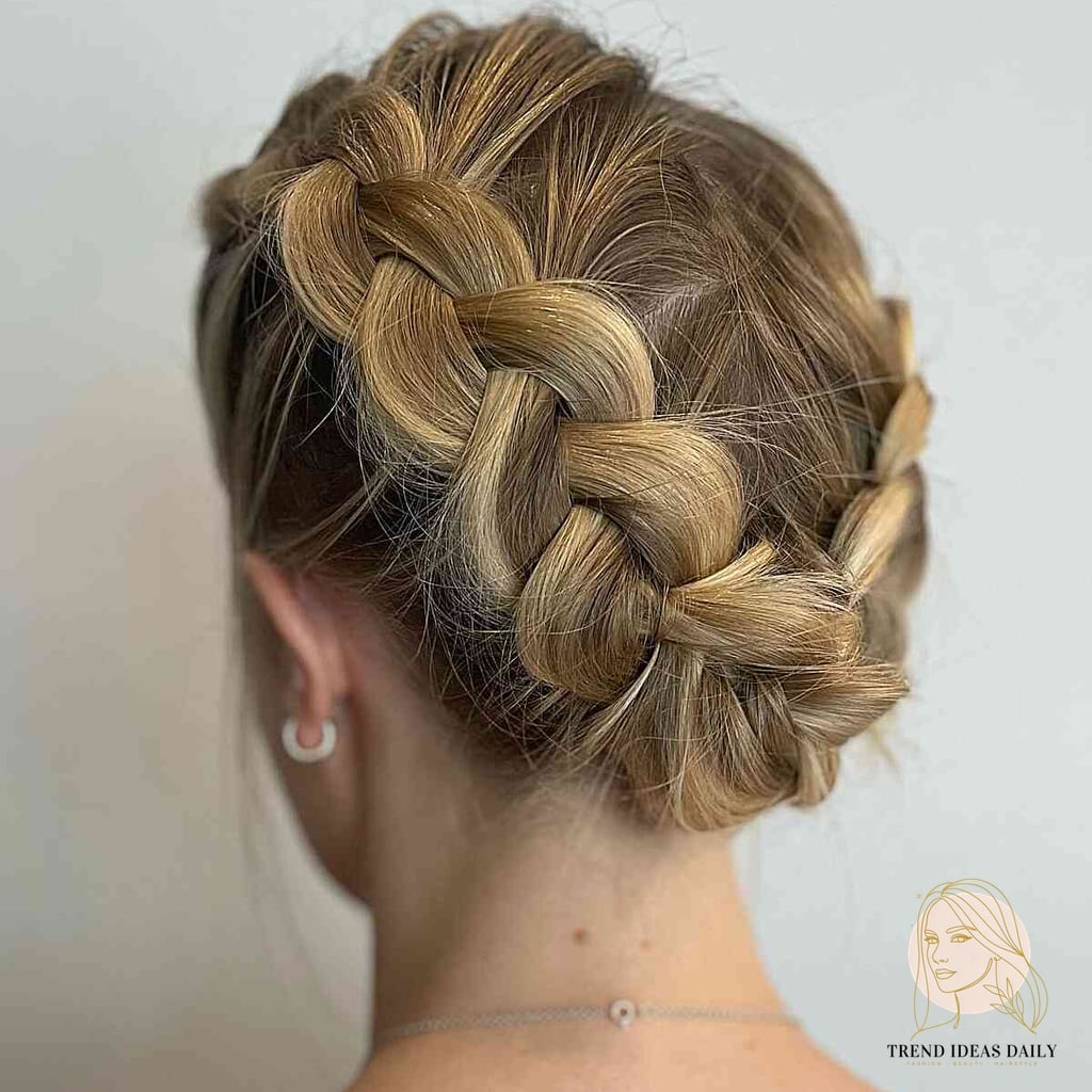 27 Stunning Braid Hairstyles Short Hair Worth Bookmarking Today 9 Braided Half-Updo with Bouffant