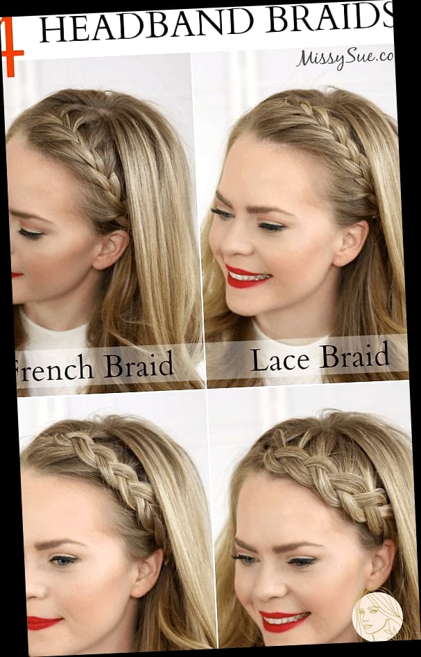 30 Quick And Easy Hairstyles For Short Hair That Are Actually Easy to DIY 27 Braided Headband Look