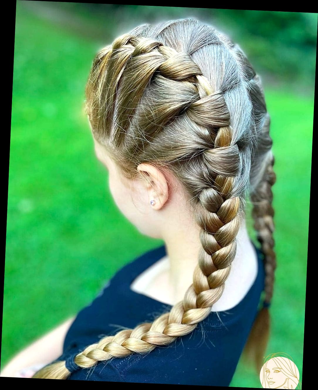 17 Pig Tails Hairstyles Short Hair That Prove This Trend Is Here to Stay 4 Braided Pigtails with a Middle Part