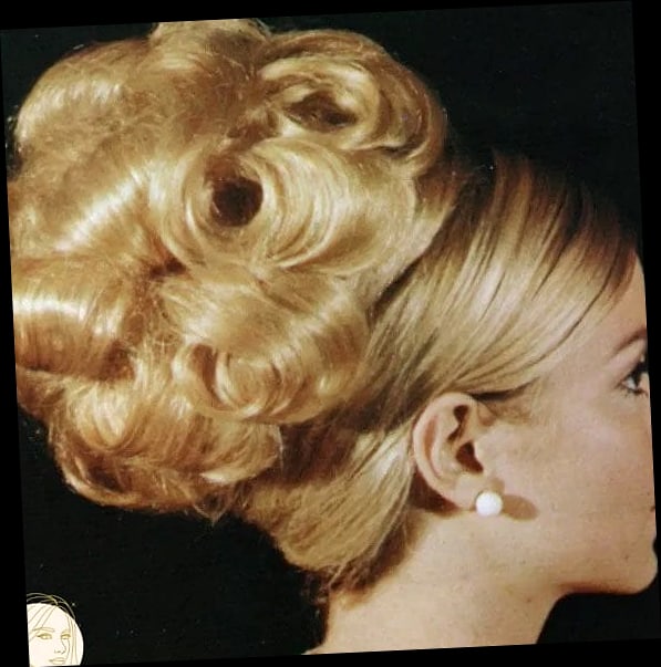 Braid Updo with Rhinestone Leaves