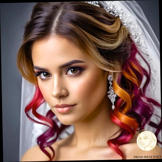 Brightly Colored Boyish Cut