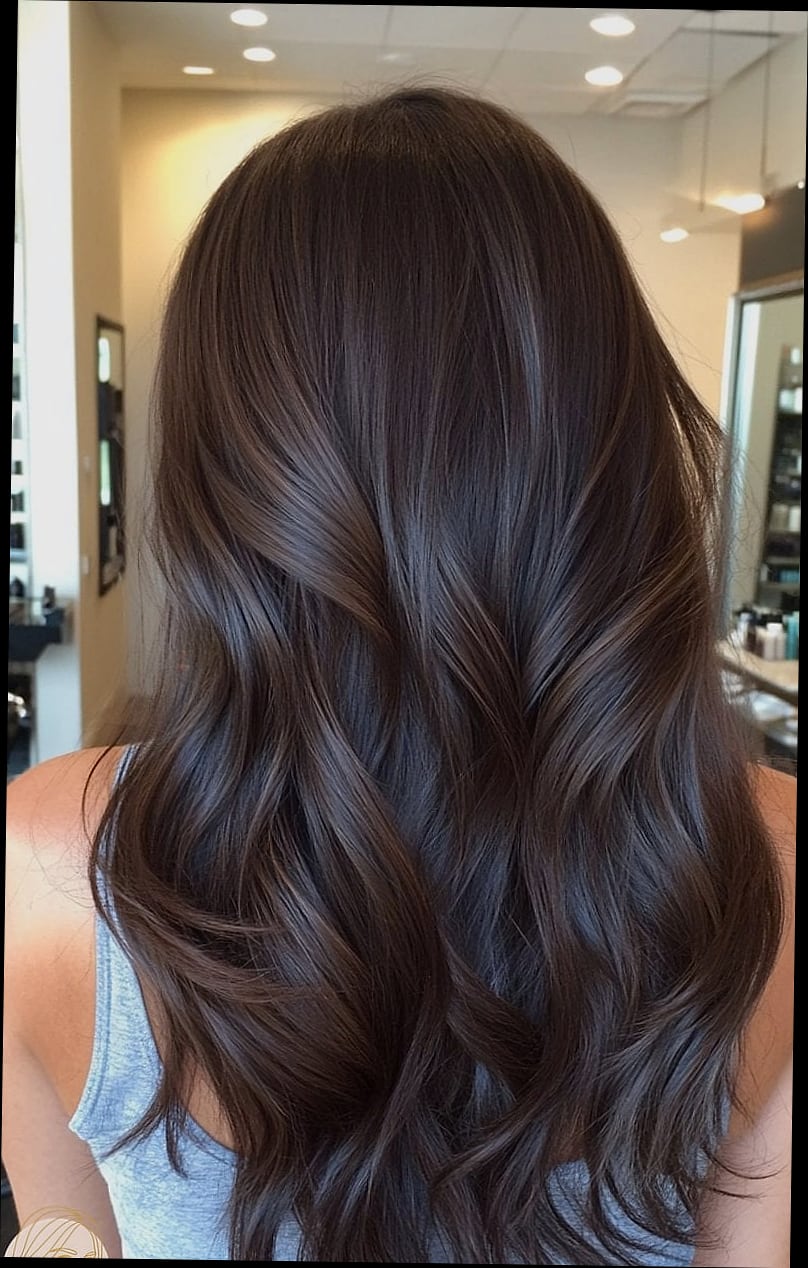 16 Hair Styles For Short Hair Curly That Are Actually Easy to DIY 16 Charming Espresso Twirls with Asymmetrical Bangs