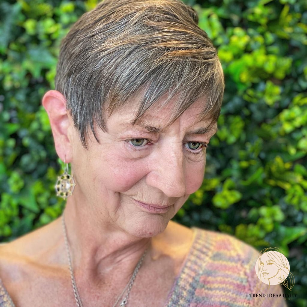 13 Half Up Half Down Hair Short Hair That Prove This Trend Is Here to Stay 11 The Choppy Pixie
