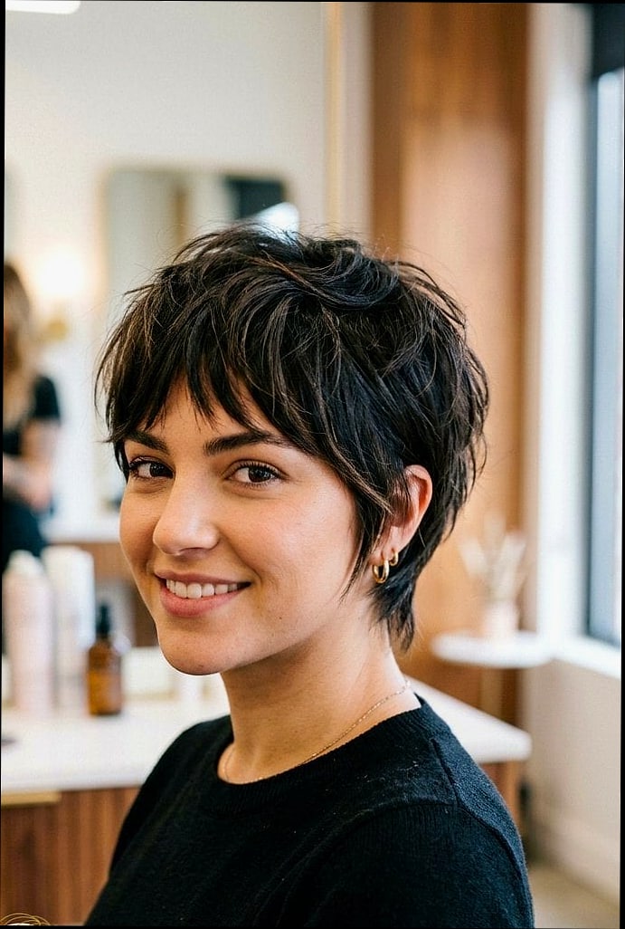23 Short Hair For Straight Hair Inspo That's Giving Us Everything 16 Choppy Pixie