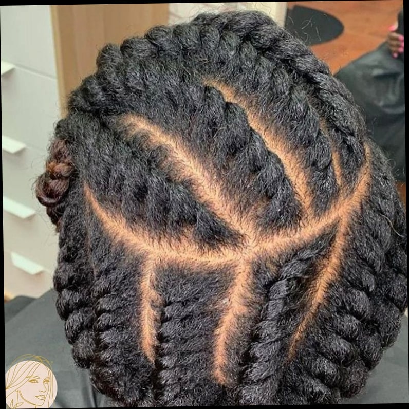 12 Flat Twist Hairstyles For Short Hair for the Ultimate Glow Up 5 Chunky Two-Strand Flat Twists
