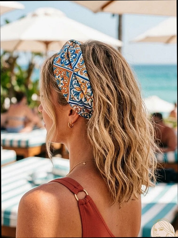 Classic Lob with Beachy Waves