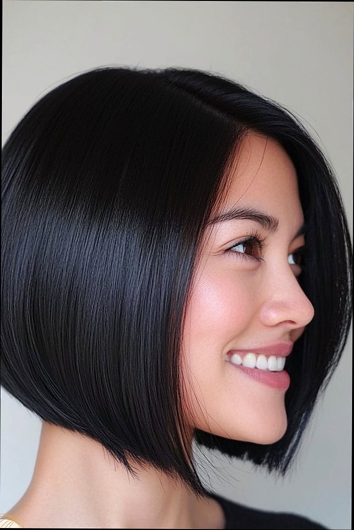 14 Stunning Easy Formal Hairstyles For Medium Hair Worth Bookmarking Today 6 The Classic Side-Parted Bob with Subtle Highlights