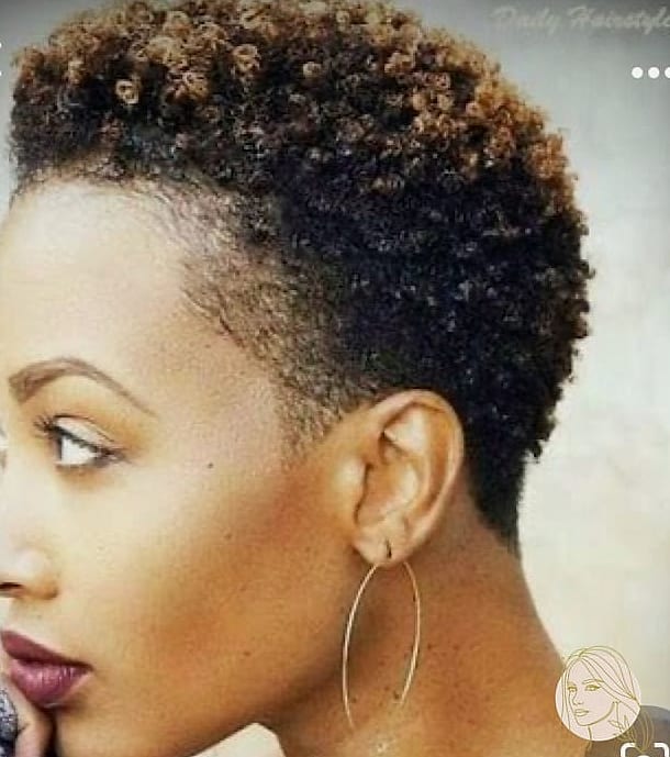 10 Easy Hairstyles For Short 4C Hair We're Obsessed With Right Now 2 The Classic TWA (Teeny Weeny Afro)