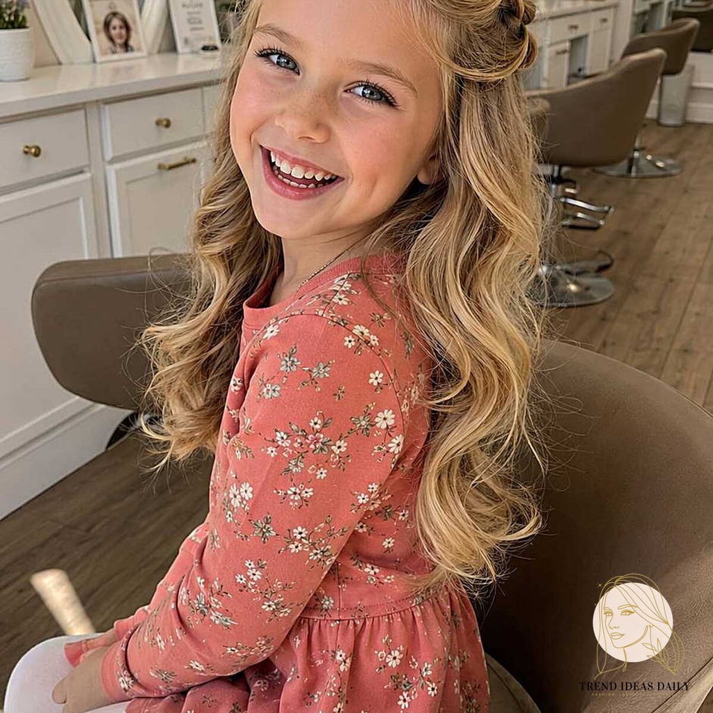 11 Easy Ponytail Hairstyles Medium We're Obsessed With Right Now 5 Crown Braid with Cascading Curls