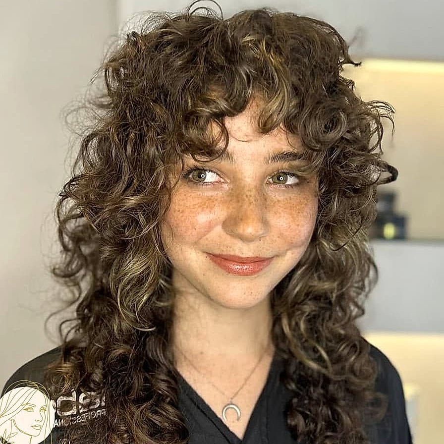 Curled Wolf Cut