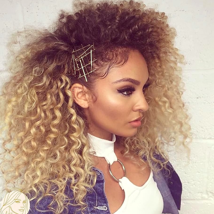 23 Bobby Pin Hairstyles For Short Hair for When You Need a Fresh Change 22 Curly Bang Pin-Back