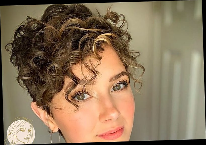 Curly Pixie Crop