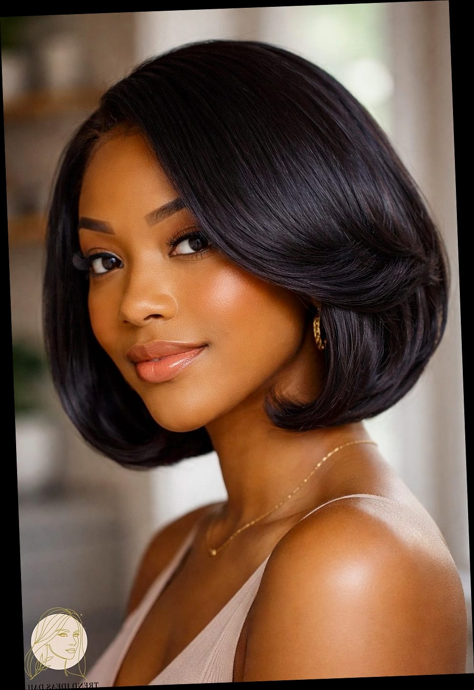 25 Silk Press Hairstyles Short Hair for When You Need a Fresh Change 18 Curly Silk Press Bob