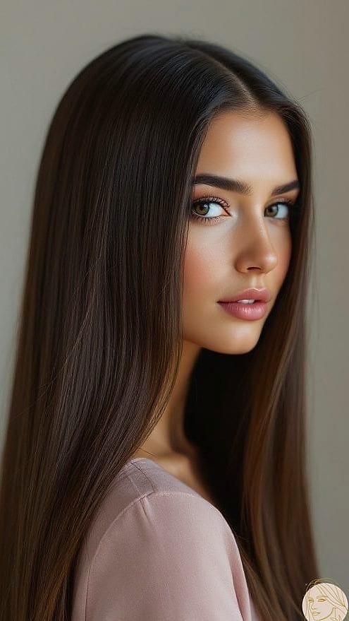 23 Short Hair For Straight Hair Inspo That's Giving Us Everything 8 Feminine Side-Parted Straight Bob