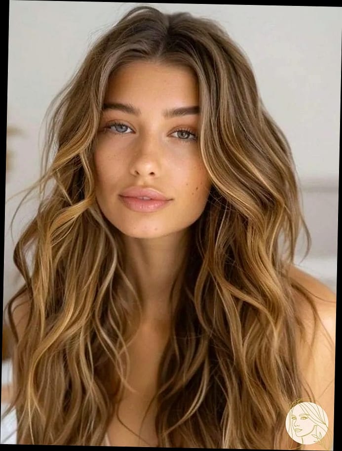 16 Hair Styles For Short Hair Curly That Are Actually Easy to DIY 15 Flowing Waves with Sunlit Balayage Blonde and Brown