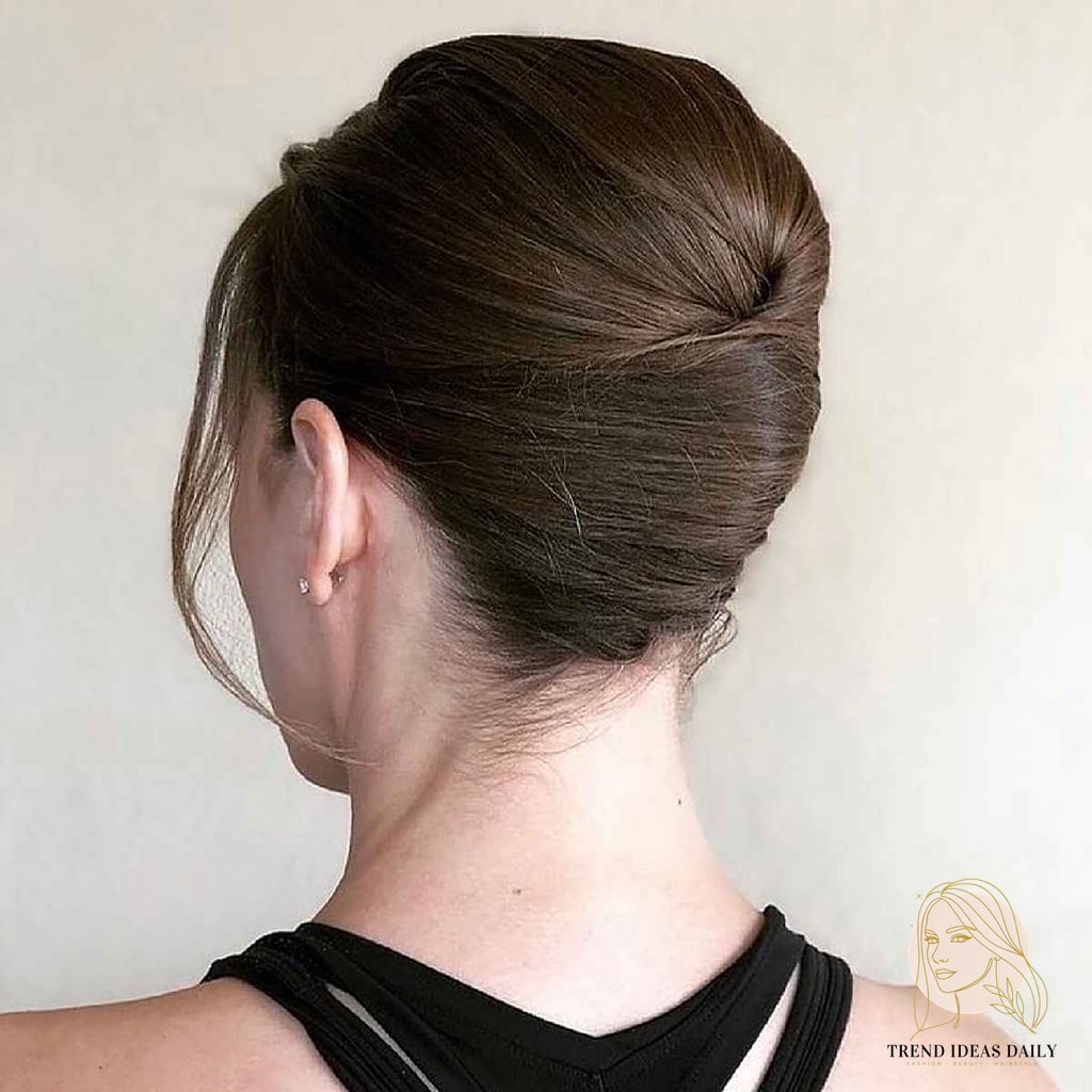 20 Half Pony Hairstyles For Short Hair That Are Actually Easy to DIY 5 French Twist Updo