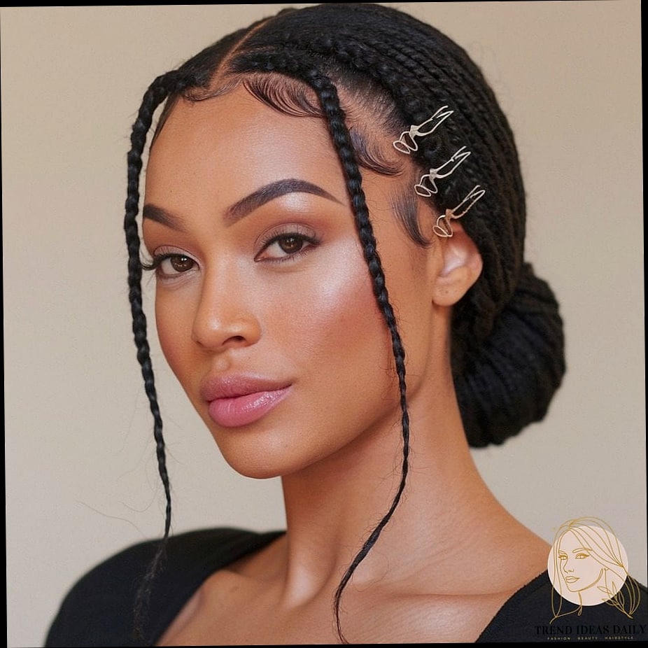 23 Bobby Pin Hairstyles For Short Hair for When You Need a Fresh Change 4 Front Fringe Pin-Back