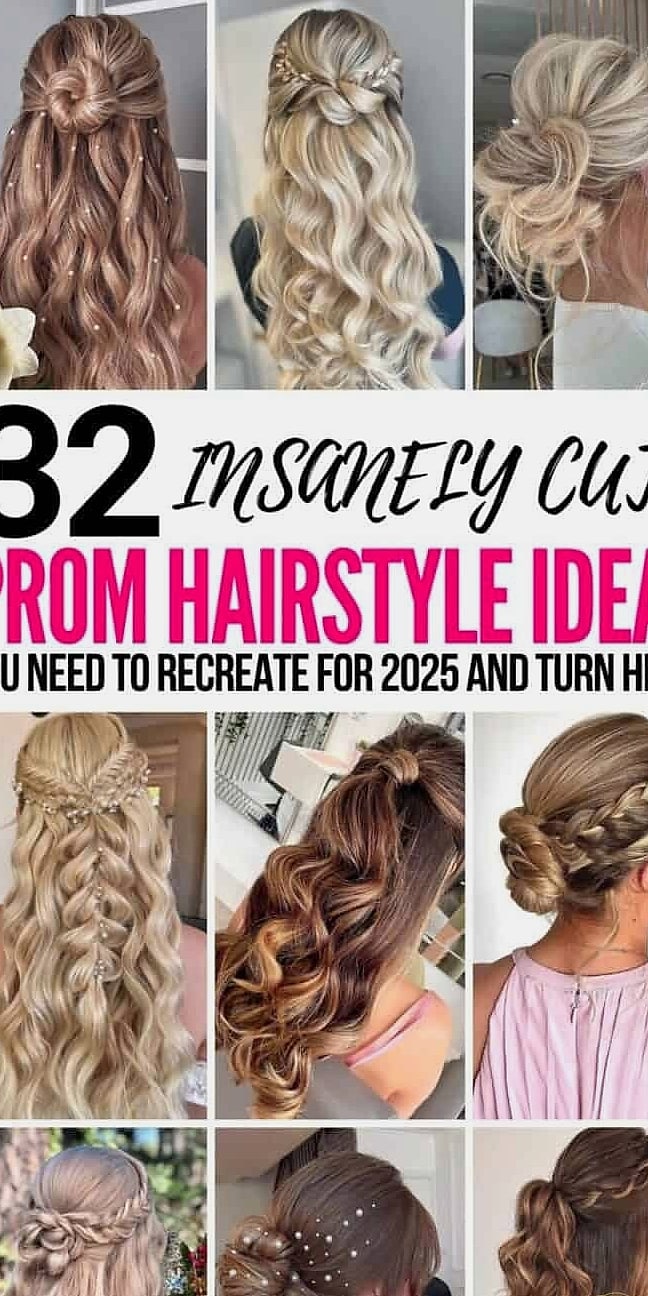 17 Stunning Cute Prom Hairstyles For Short Hair Worth Bookmarking Today 11 Gorgeous Prom Hairstyles Half Up Half Down Ideas
