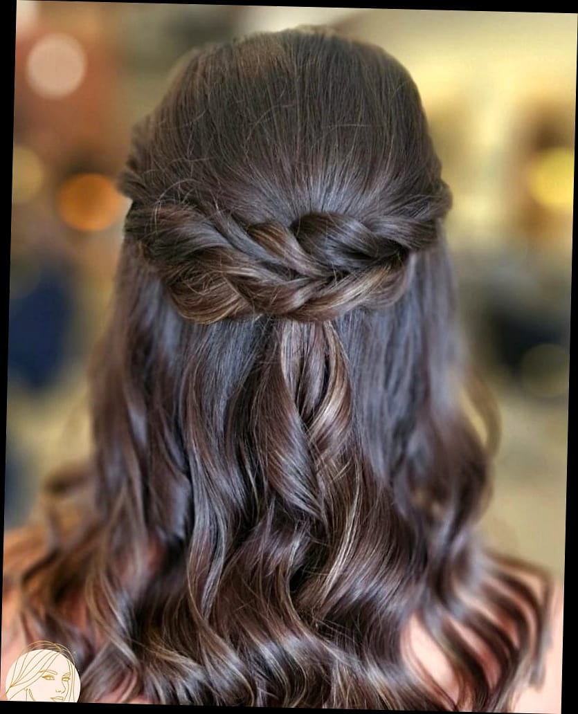 Half-Up Braided Crown