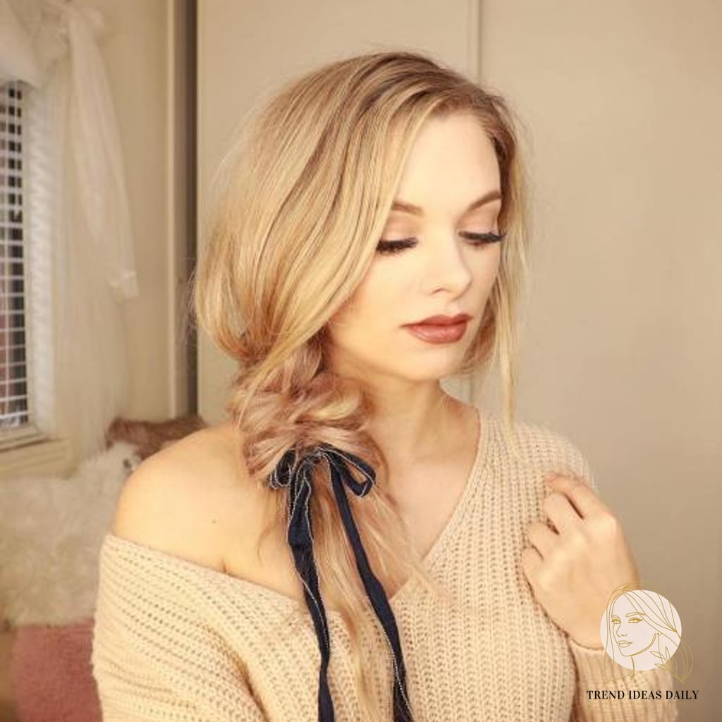 15 Cute Medium Hairstyles Looks That Will Seriously Inspire You 5 “No-Heat Holiday” Hair