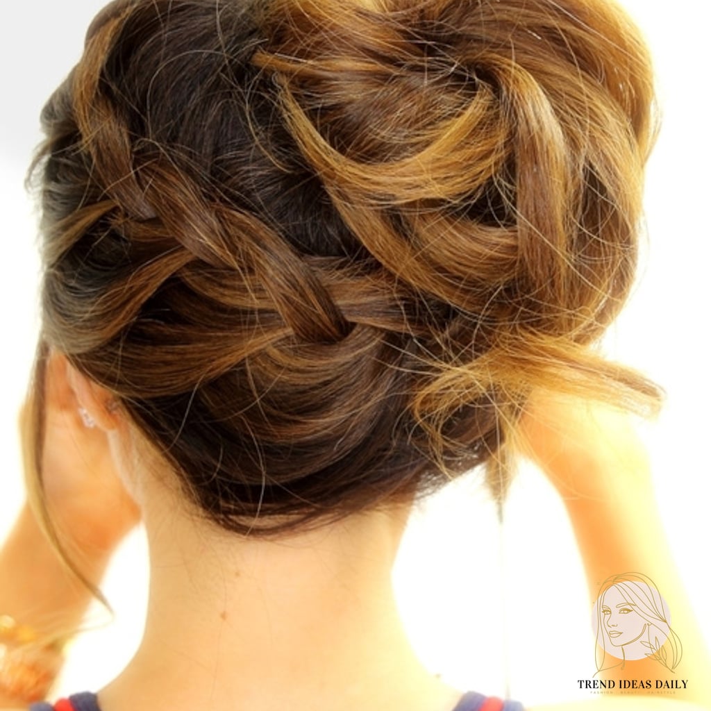 22 Easy Prom Hairstyles For Short Hair You'll Want to Re-Create Immediately 17 High Bun with a Side Tendril