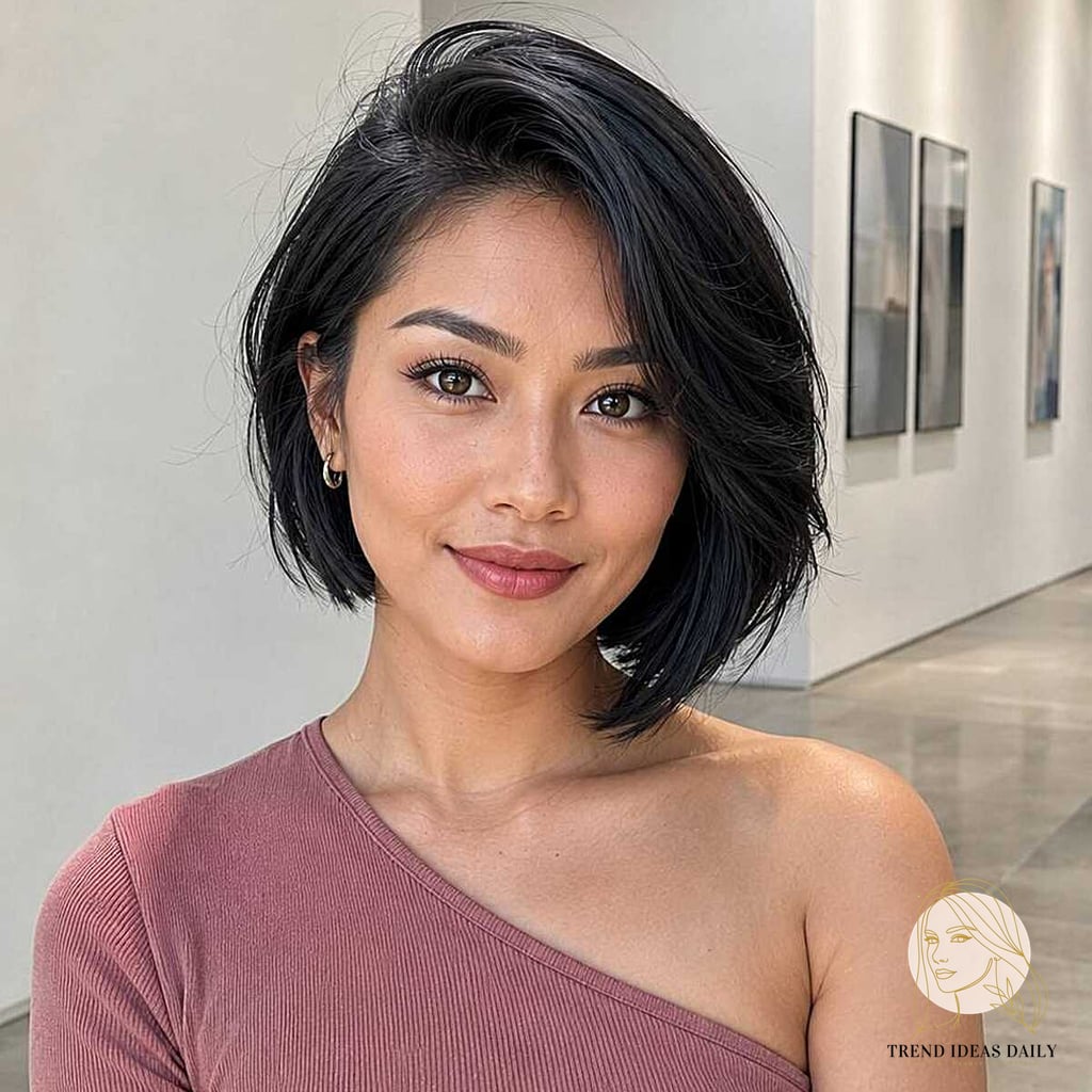 17 Stunning Cute Prom Hairstyles For Short Hair Worth Bookmarking Today 10 The Jet Black Voluminous Bob