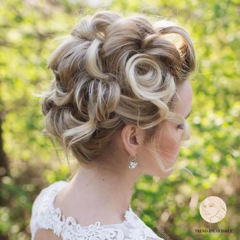 Large Curl Updo