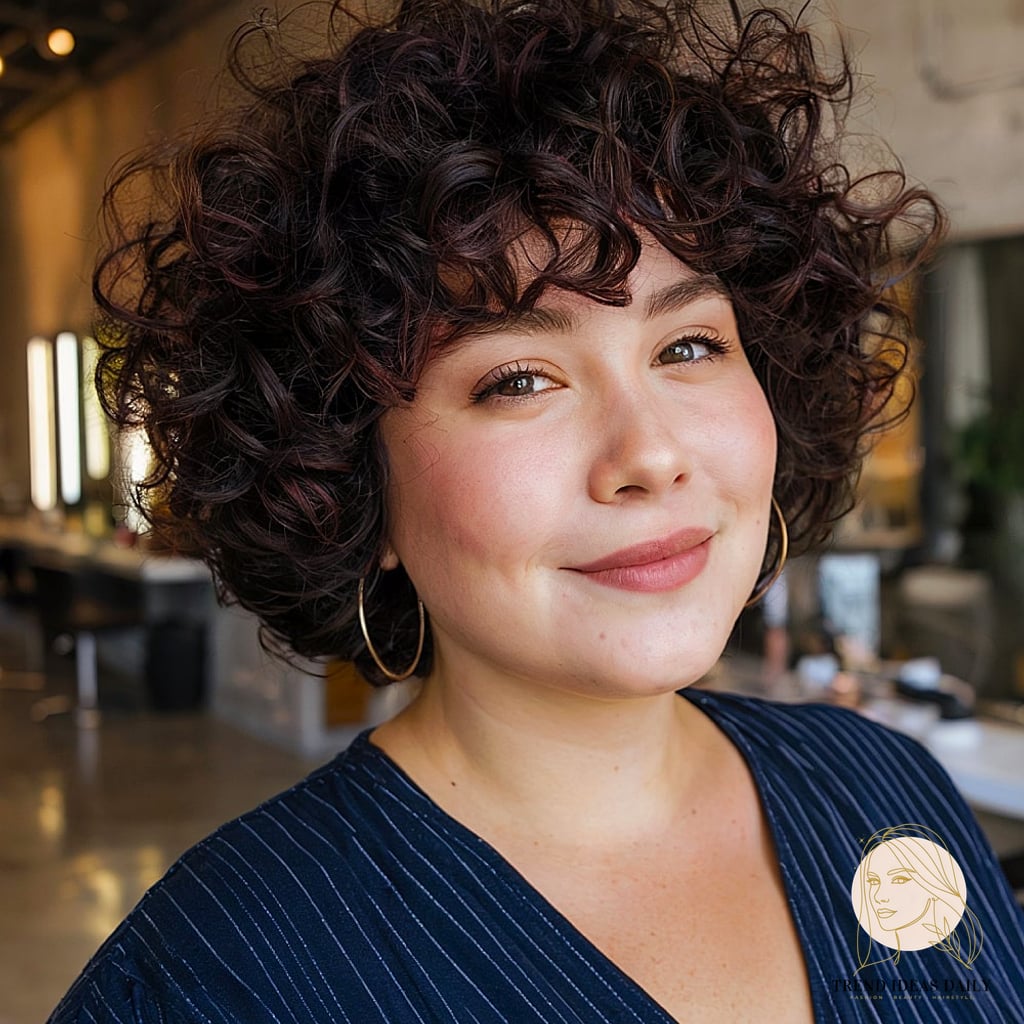 16 Hair Styles For Short Hair Curly That Are Actually Easy to DIY 8 Layered Short Curly Hair for Volume and Shape