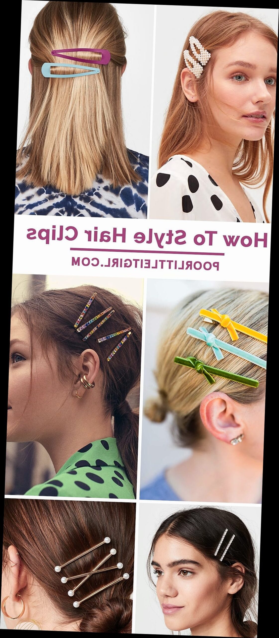 30 Hairclips Hairstyles Short Hair Ideas You Need to Try Right Now 12 Layered Snap Clip Row