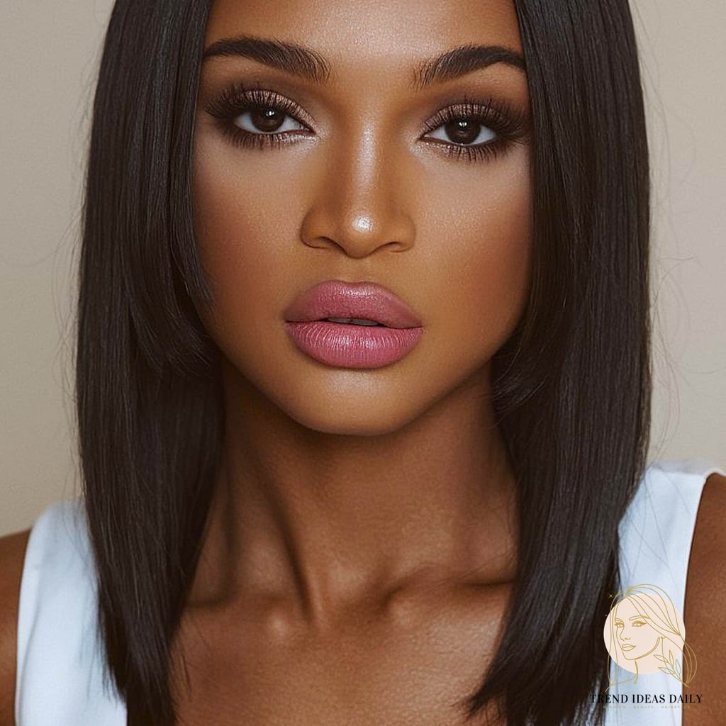 25 Silk Press Hairstyles Short Hair for When You Need a Fresh Change 7 Long Silk Press Bob
