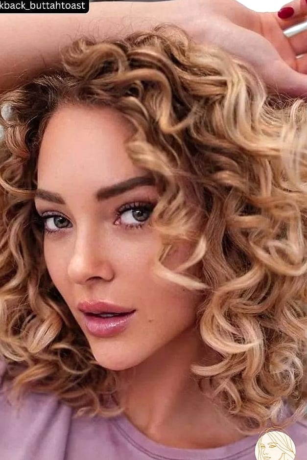 Loose Curl Lob with Face-Framing Layers