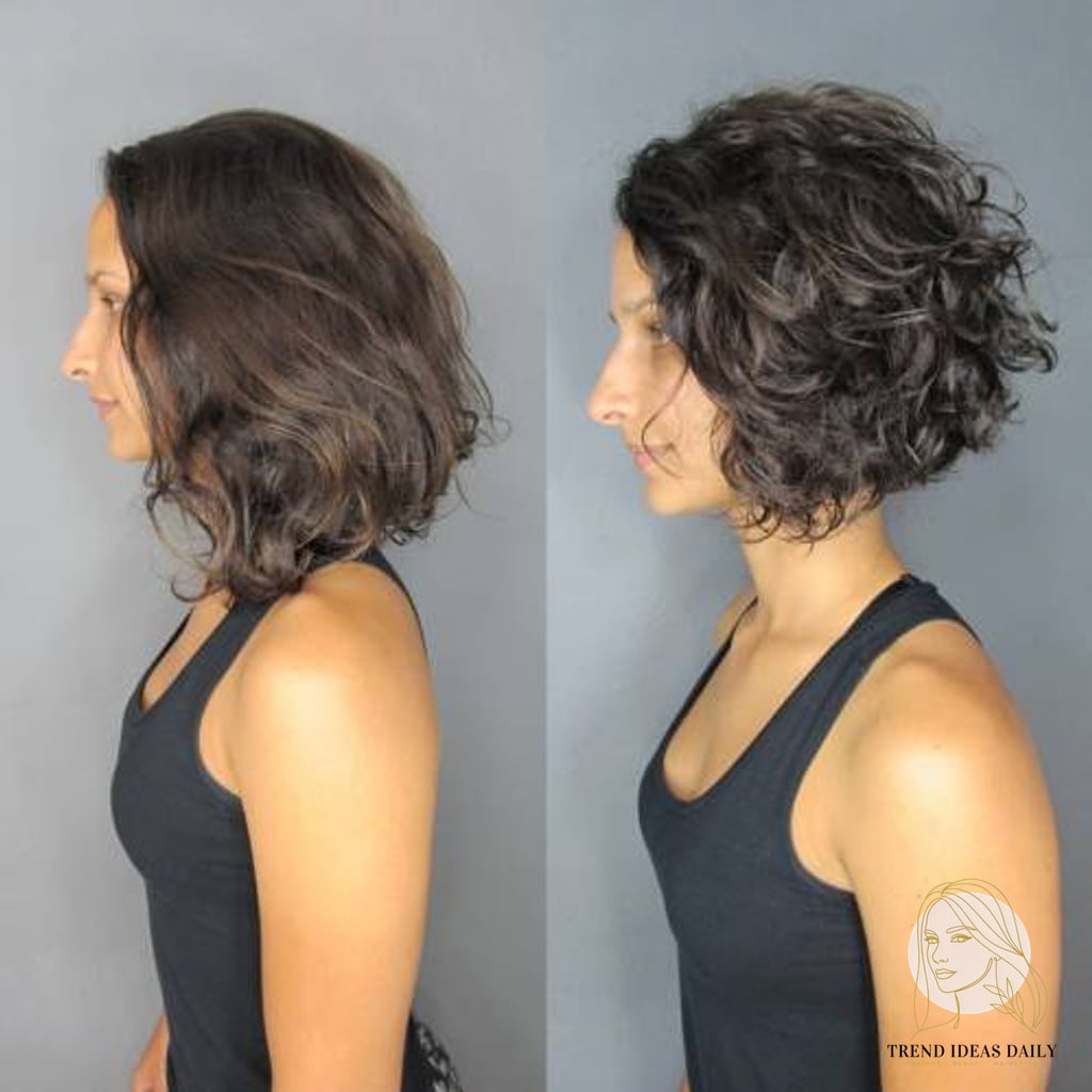 22 Short Hair Wavy Hair to Save Before They Blow Up 6 Medium-to-Short Bob