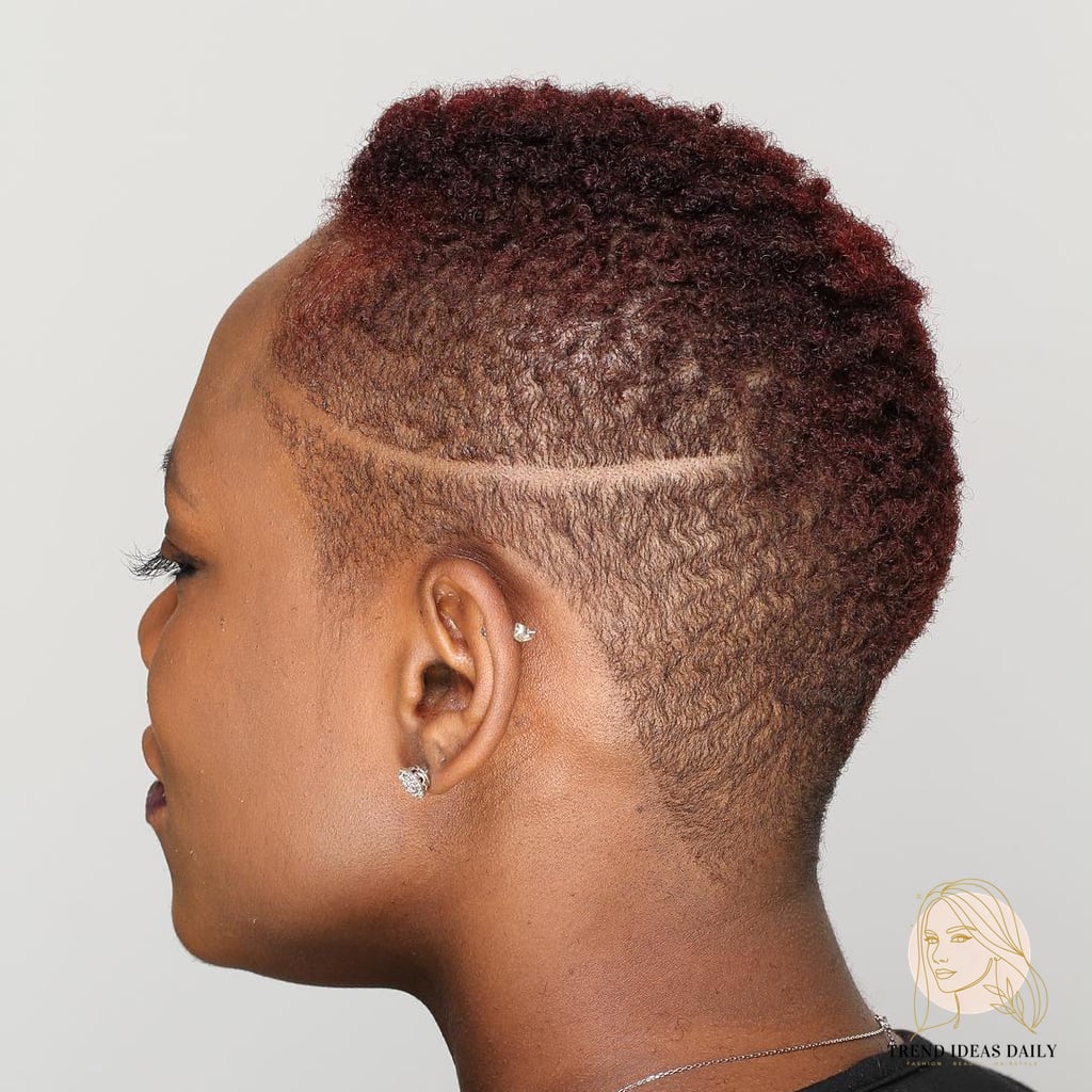 12 Easy Hairstyles For Short Hair Black to Show Your Stylist ASAP 4 Modern Buzz Cut for Ladies