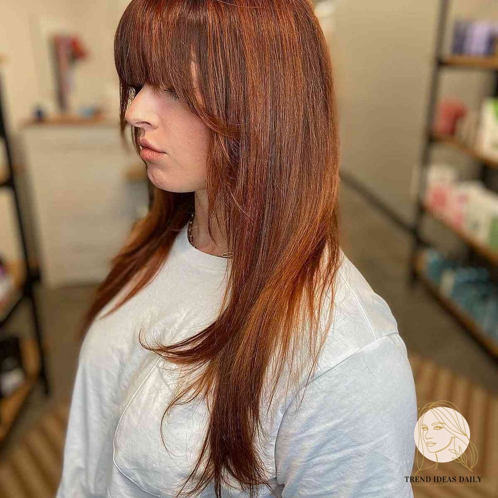Next-Level Long Straight Hair With Bangs