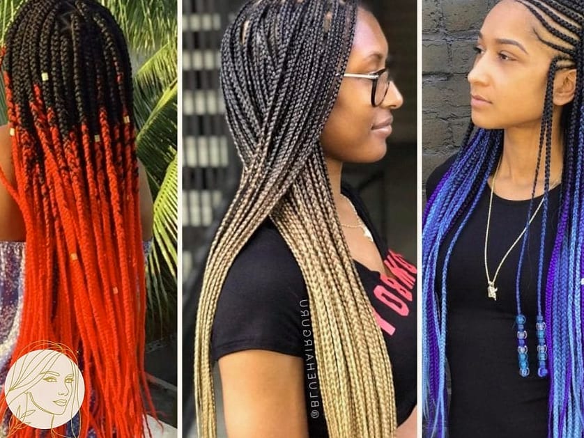27 Stunning Braid Hairstyles Short Hair Worth Bookmarking Today 12 Ombre Hair with Braid