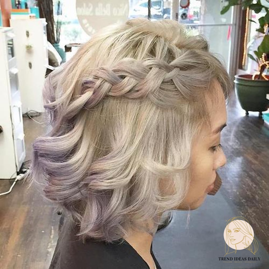 20 Stunning Braid Short Hairstyles Worth Bookmarking Today 2 Ombre Hair with Braid
