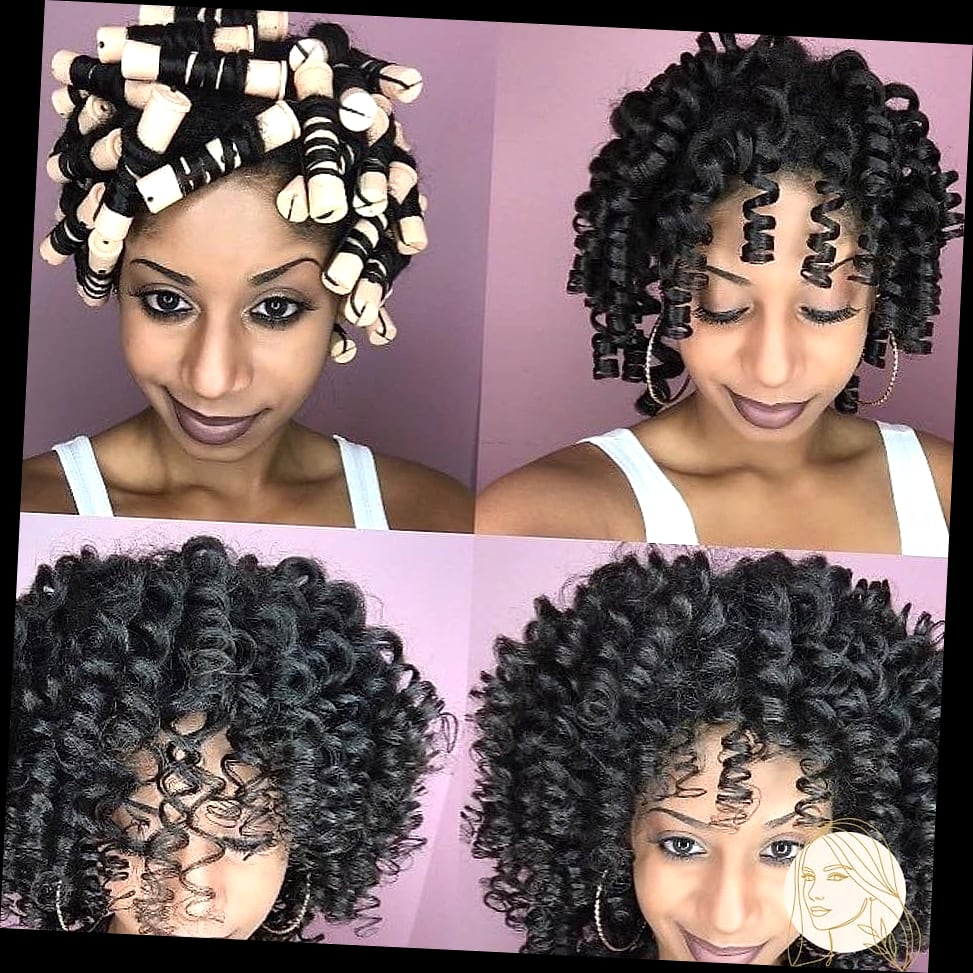 Perm Rod Set on Short Hair
