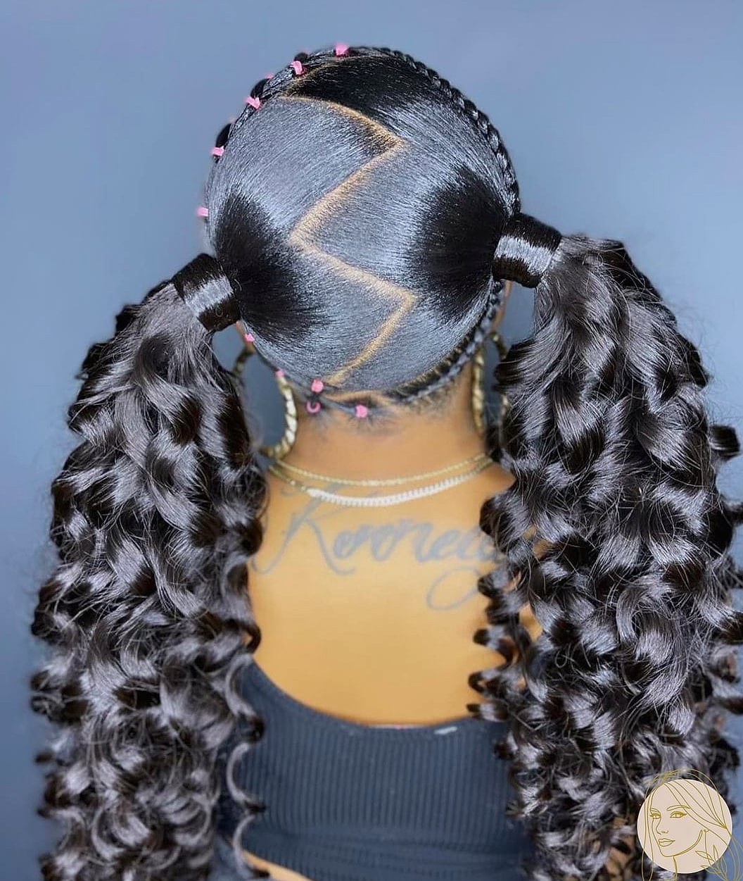 17 Pig Tails Hairstyles Short Hair That Prove This Trend Is Here to Stay 9 Pigtails with a Deep Side Part