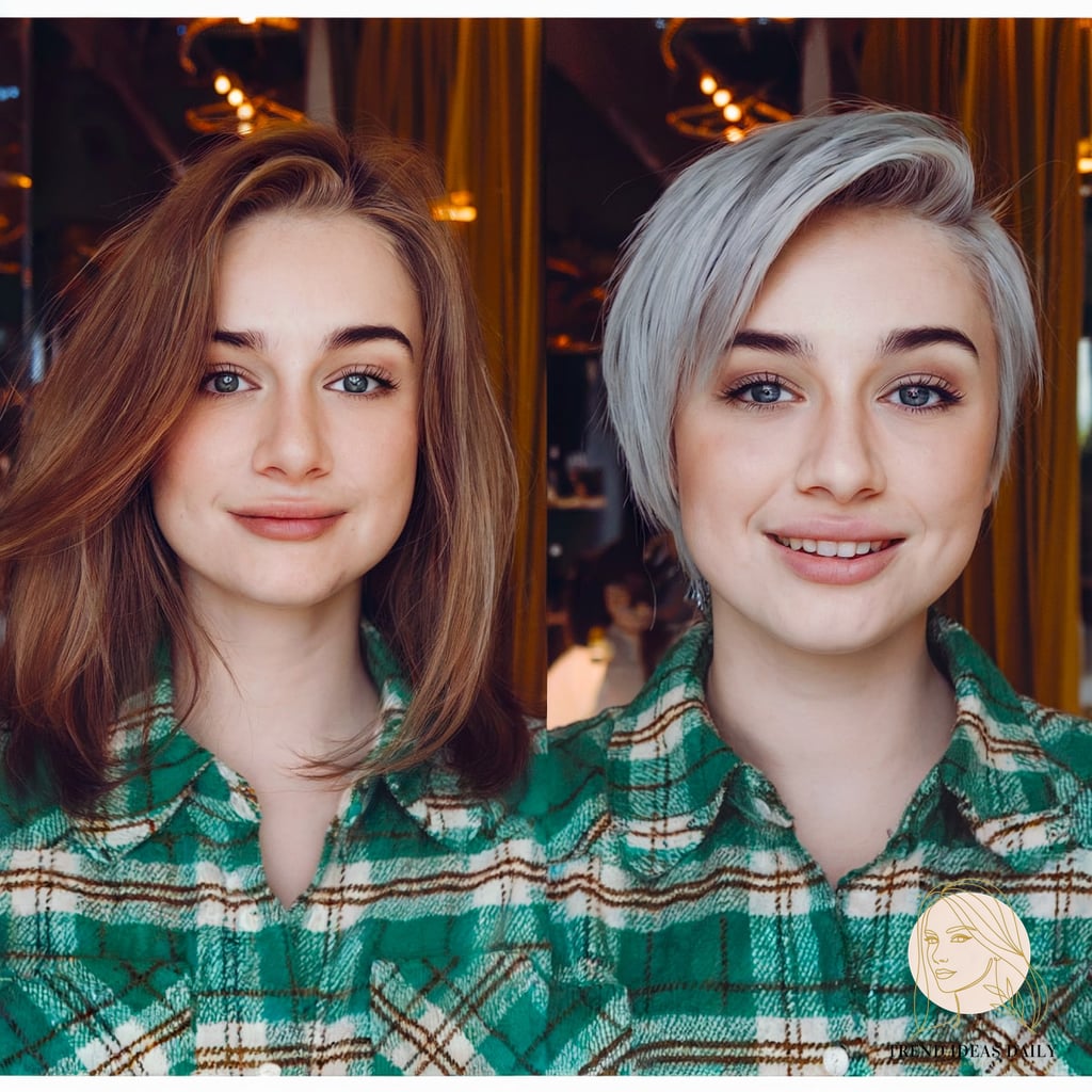 23 Short Hair For Straight Hair Inspo That's Giving Us Everything 13 Pixie with Long Sideburns