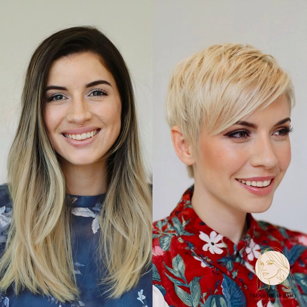 19 Hair Do Short Hair You'll Want to Re-Create Immediately 9 Playful Blonde Pixie with Layered Texture