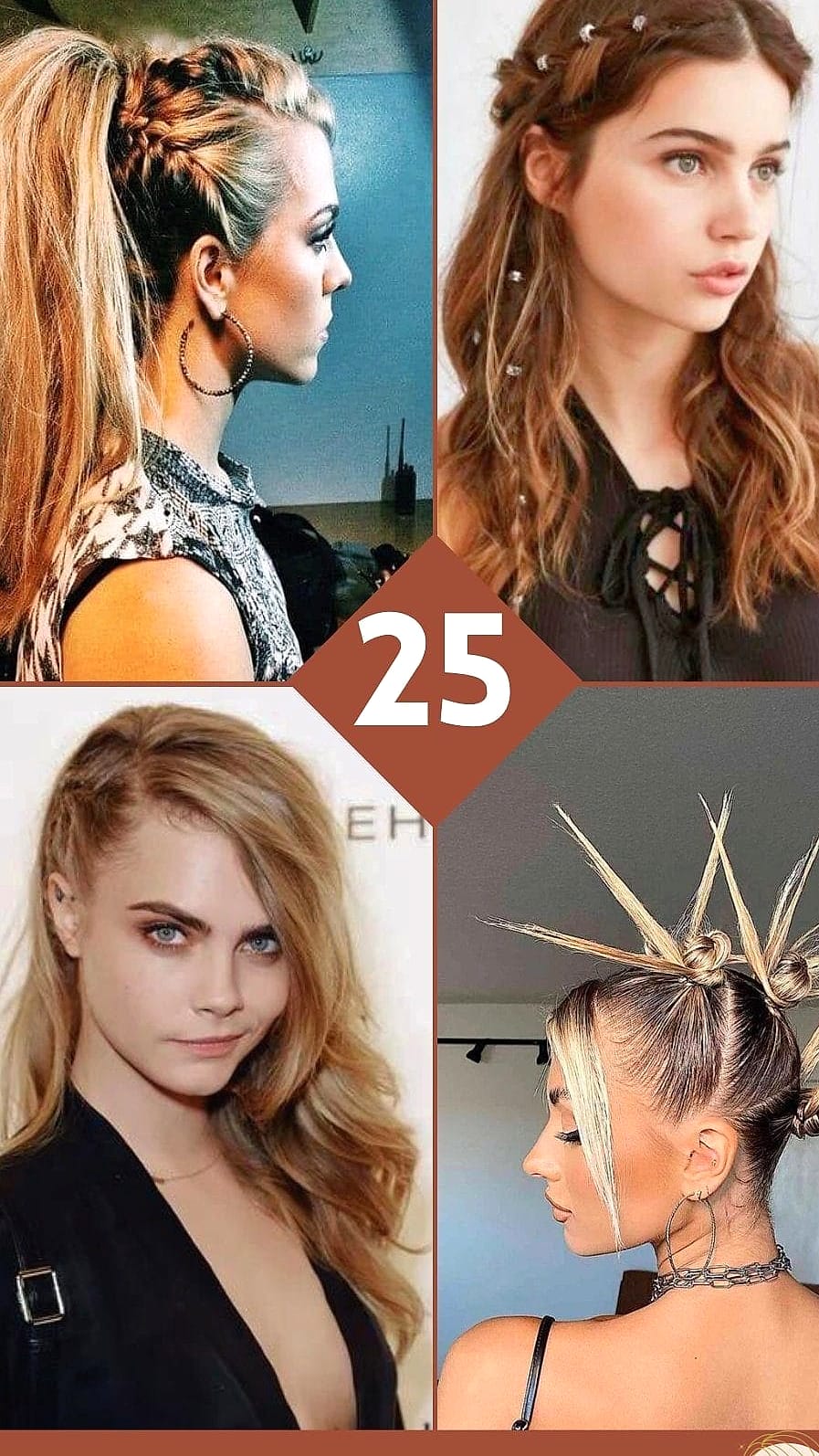 Rock Concert Hairstyles for Women to Make You Stand Out