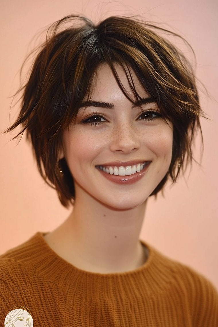 10 Casual Hairstyles For Short Hair for the Ultimate Glow Up 4 Shaggy Layered Crop