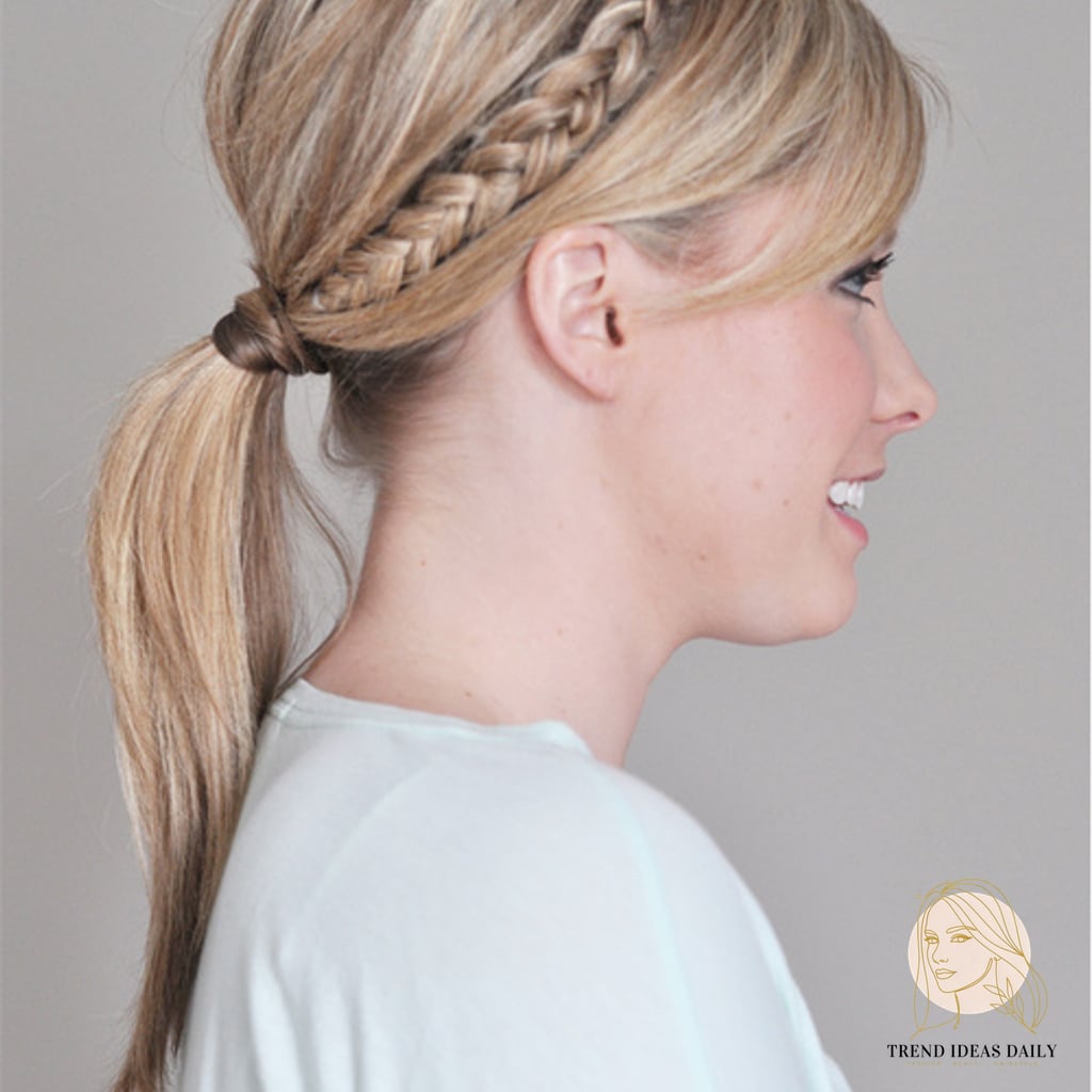 16 Stunning Easy Hair Updos For Medium Hair Worth Bookmarking Today 10 Side Braid Ponytail