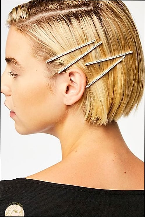 23 Bobby Pin Hairstyles For Short Hair for When You Need a Fresh Change 15 Simple Nape Pin