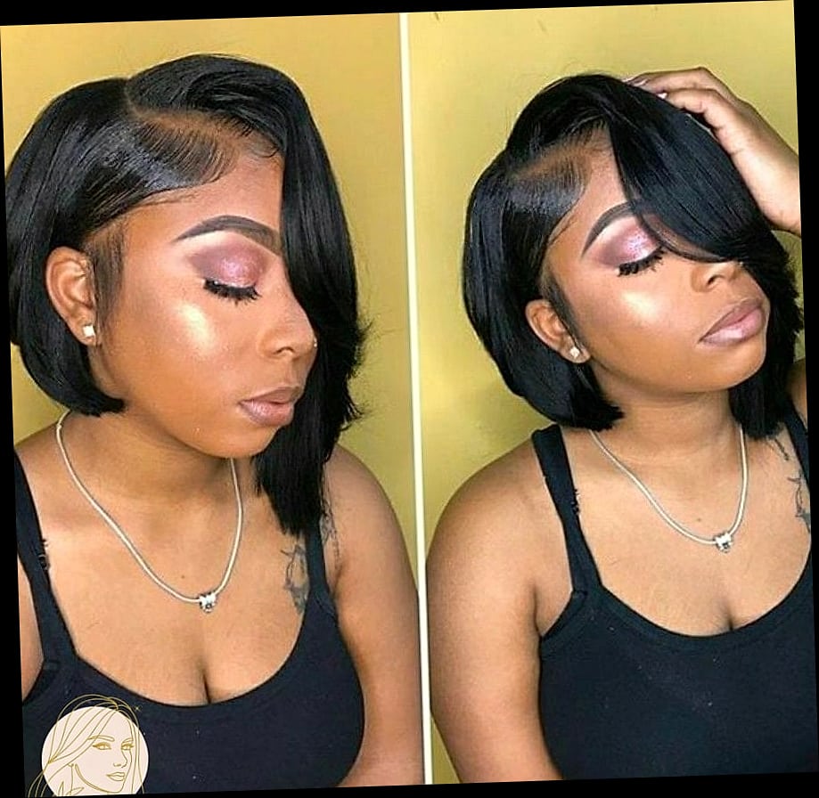 30 Quick And Easy Hairstyles For Short Hair That Are Actually Easy to DIY 2 Sleek Tucked Bob
