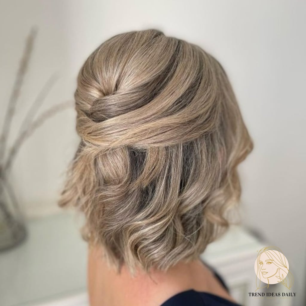 Smooth Half-Up Style